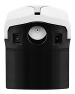 DELTACO OFFICE Berøringsfri dispenser for hånddesinfeksjon, hvit/svart