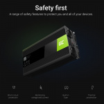 Green Cell Strømomformer for bil, 12V til 230V 2000W/4000W