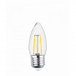 Forever Light Clear LED-lampe med glødetråd, E27 C35 2W 2700K 250lm