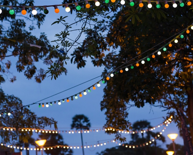 Forever Light Lyskæde med plass til 10 lys, 12 m E27 IP65 Forever Light Lyskæde med plass til 10 lys, 12 m E27 IP65