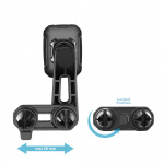 Forever magnetisk flerpunktsholder MH-250 for bilviftegrill, svart