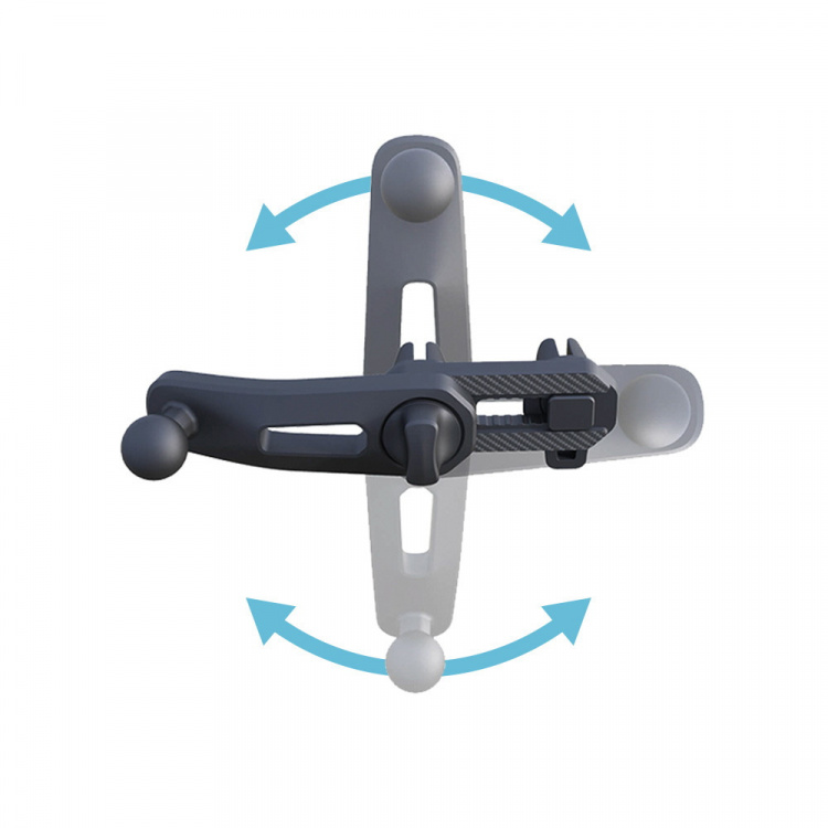 Forever magnetisk flerpunktsholder MH-250 for bilviftegrill, svart