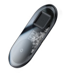 Baseus trådløs lader 2-i-1 18W, gjennomsiktig