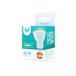 LED-lampe GU10 7W 230V 3000K 38°, varm hvit LED-lampe GU10 7W 230V 3000K 38°, varm hvit