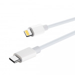 Maxlife MXUC-05 Power Direct USB-C til Lightning-kabel 2,0 m 20W, hvit
