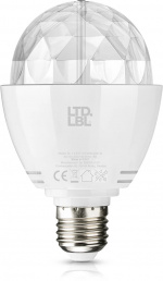 Limited Label DL 1.0 roterende diskolampe for hjemmet eller kontoret