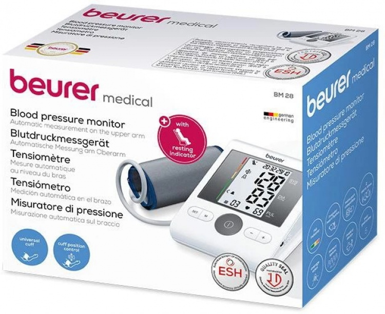 Beurer BM 28 Helautomatisk blodtrykksmåler for overarm