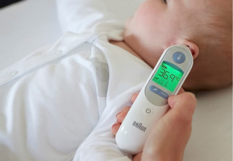 Braun IRT6520 ThermoScan 7 øretermometer, hvit