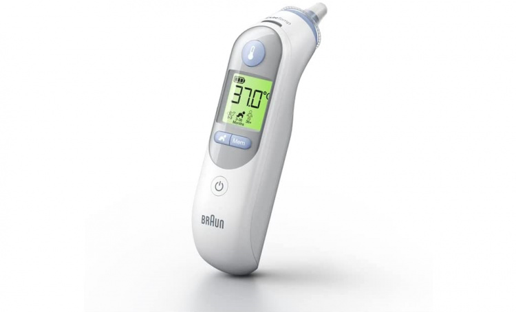 Braun IRT6520 ThermoScan 7 øretermometer, hvit