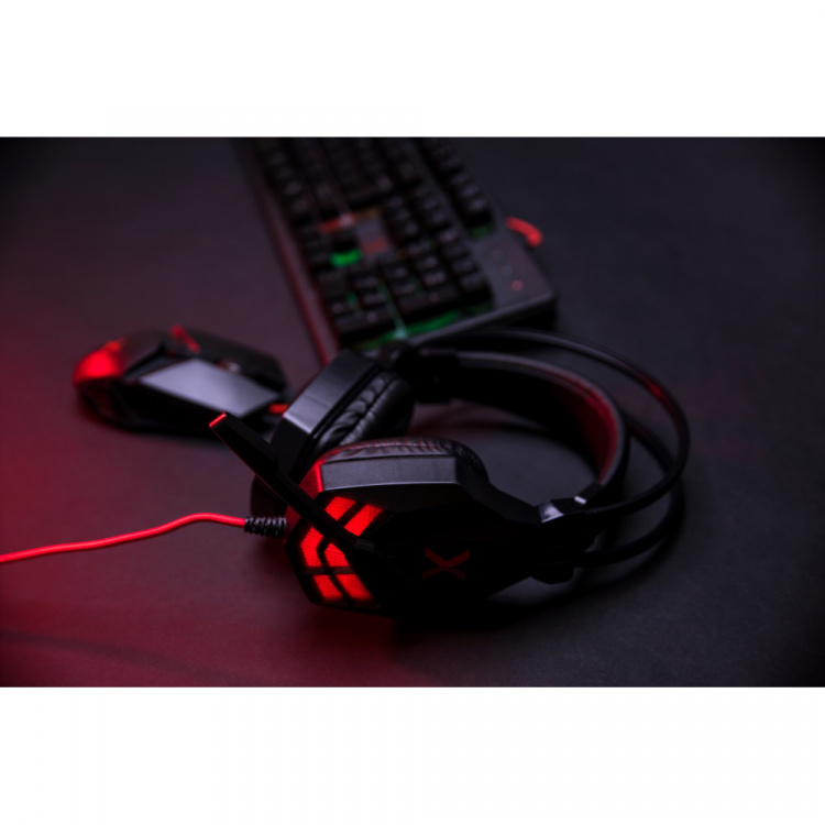 Maxlife Gaming MXGH-200 kablede over-ear-hodetelefoner 3,5 mm svart Maxlife Gaming MXGH-200 kablede over-ear-hodetelefoner 3,5 mm svart