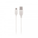 Maxlife-kabel USB - USB-C 2,0 m 2A, hvit