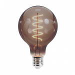 Forever Light LED-lampe Filament E27 G95 4W 230V 2000K 250lm SF, Sooty glass Forever Light LED-lampe Filament E27 G95 4W 230V 2000K 250lm SF, Sooty glass