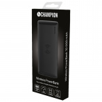 Champion PowerBank 10000 mAh 12W + trådløs lading Champion PowerBank 10000 mAh 12W + trådløs lading