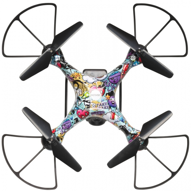 Denver Drone HD-kamera Stort batteri Høydeholder Denver Drone HD-kamera Stort batteri Høydeholder