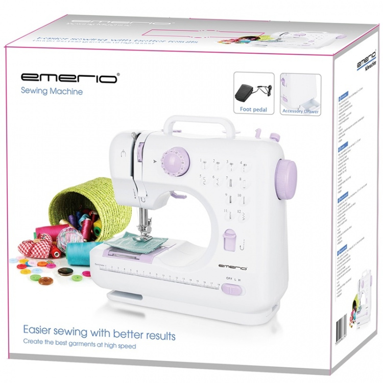 Emerio SEW-121820 Basic symaskin med 12 sting