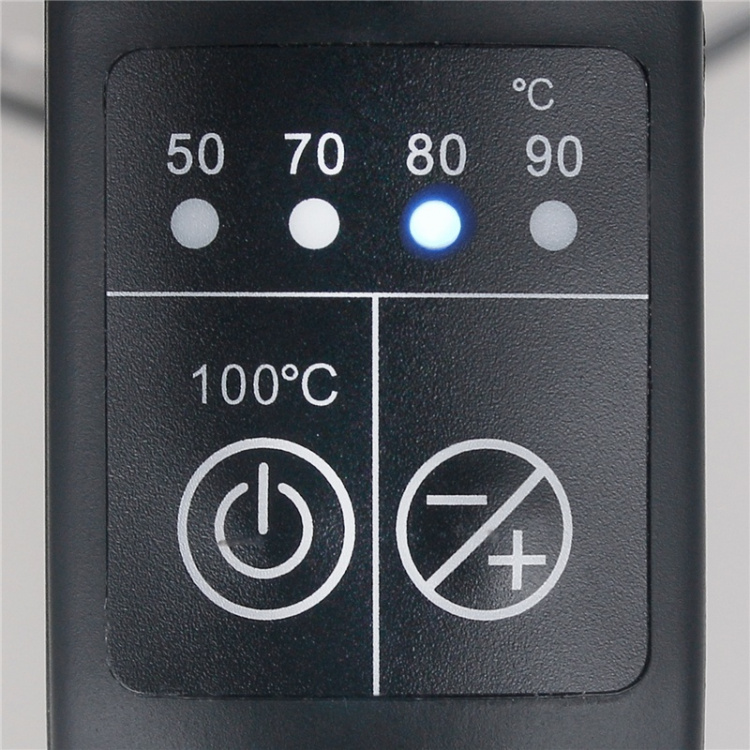 Emerio Vann-/temaskin 1,7 l Glass temp