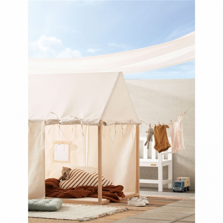 Kids Concept Lekehustelt naturhvit