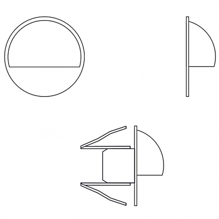 LightsOn Aries 4 lamper 10lm Ø3,5cm sink