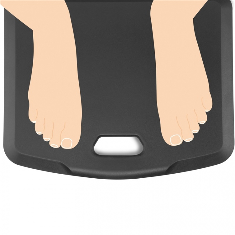 LogiLink Bærbar ergonomisk ståmatte 457x558x19mm