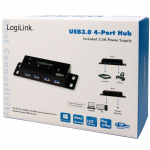 LogiLink USB 3.0-hub med 4 porter LogiLink USB 3.0-hub med 4 porter
