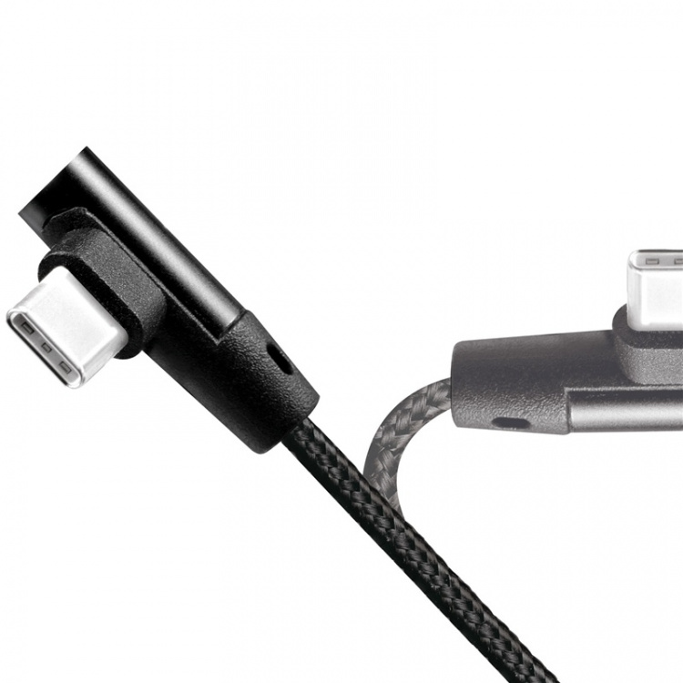 LogiLink Vinklet USB-C-kabel USB 2.0 Max 15W 0,3 m