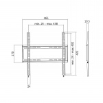 LogiLink Veggfeste for TV 32-55