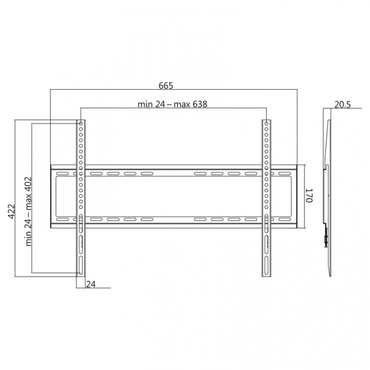 LogiLink Veggfeste TV 37-70 LogiLink Veggfeste TV 37-70