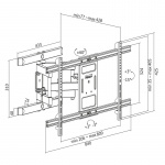 LogiLink TV-veggfeste 43-90