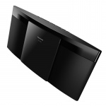 Panasonic Kompakt veggmontert mikrostereo svart