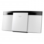 Panasonic Kompakt veggmontert mikrostereo hvit Panasonic Kompakt veggmontert mikrostereo hvit