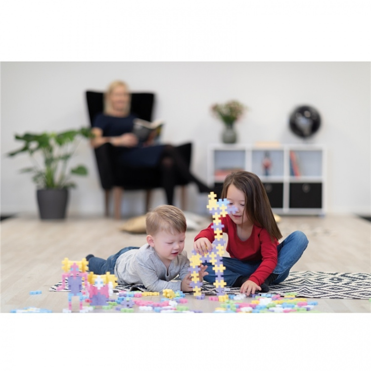 Plus-Plus Big Metallkoffert/Pastell