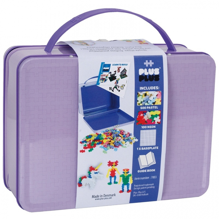 Plus-Plus Koffert i pastellfarget metall