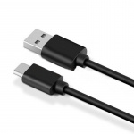 USB-C til USB A 2.0-kabel 1,5 m, HI-SPEED, svart