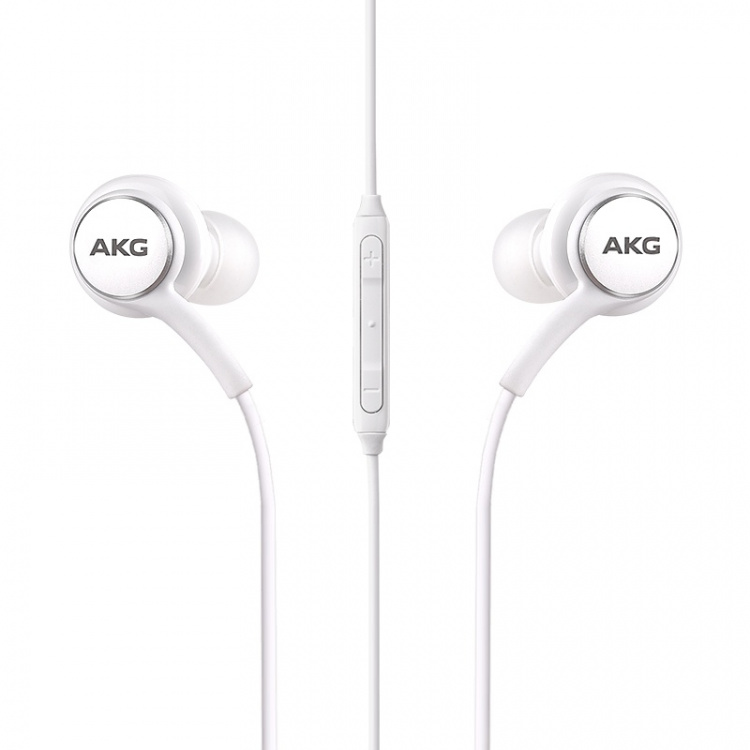 AKG hodetelefoner med mikrofon, In-Ear for Samsung, hvit, bulk (EO-IG955)