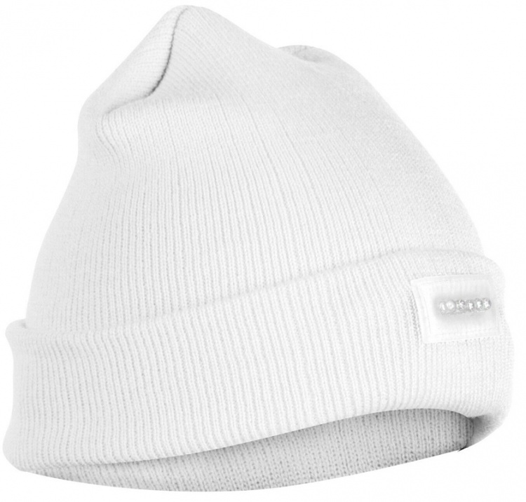 LED Cap med fem innebygde lys, Hvit LED Cap med fem innebygde lys, Hvit
