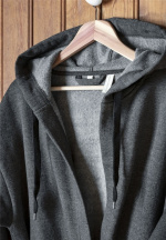 Kosta Linnewäfveri badekåpe College, Grå, L/XL Kosta Linnewäfveri badekåpe College, Grå, L/XL