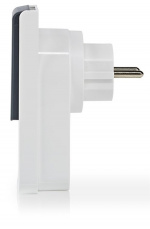 Nedis SmartLife Smart Plug | Wi-Fi | IP44 | Efektmåler | 3680 W | Jordet kontakt / Type F (CEE 7/7) | -30 - 40 °C | Android™ / IOS | Grå / Hvit Nedis SmartLife Smart Plug | Wi-Fi | IP44 | Efektmåler | 3680 W | Jordet kontakt / Type F (CEE 7/7) | -30 - 40 °C | Android™ / IOS | Grå / Hvit