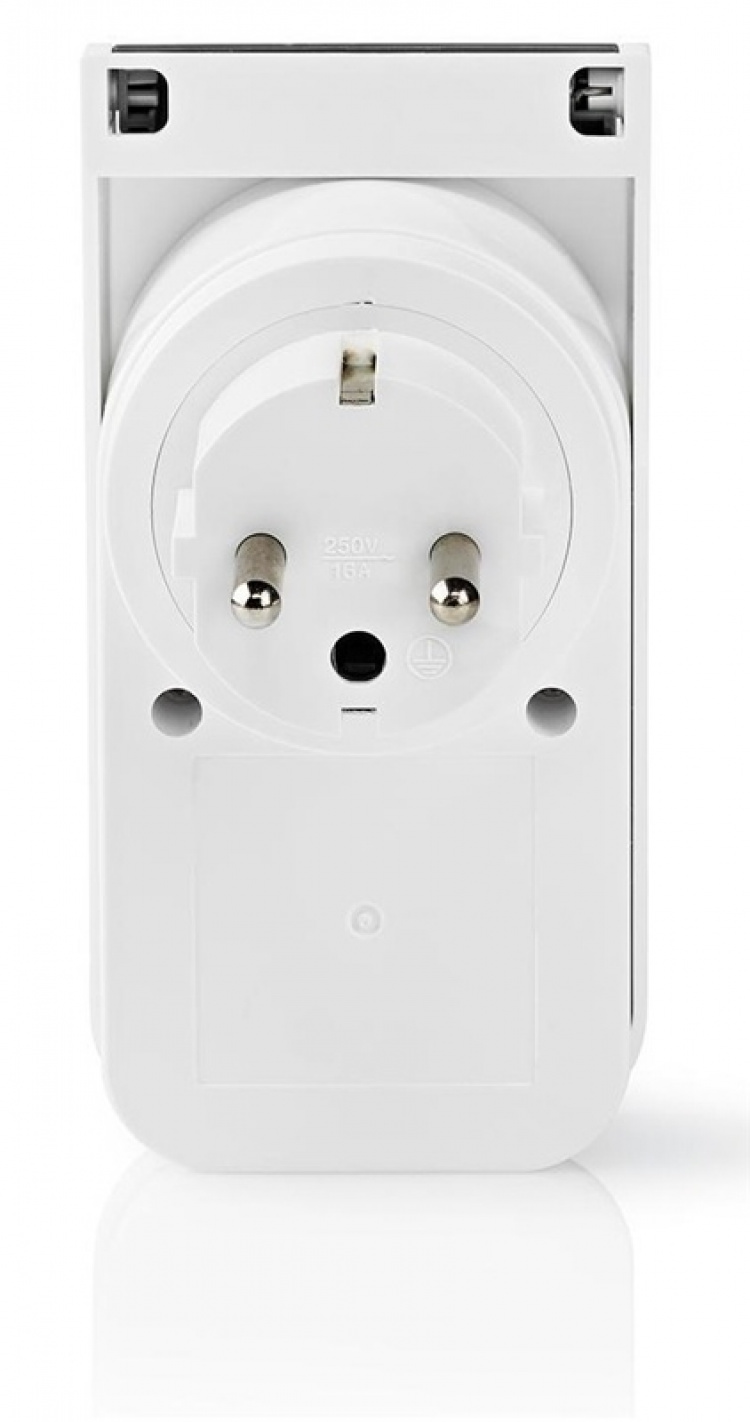 Nedis SmartLife Smart Plug | Wi-Fi | IP44 | Efektmåler | 3680 W | Jordet kontakt / Type F (CEE 7/7) | -30 - 40 °C | Android™ / IOS | Grå / Hvit Nedis SmartLife Smart Plug | Wi-Fi | IP44 | Efektmåler | 3680 W | Jordet kontakt / Type F (CEE 7/7) | -30 - 40 °C | Android™ / IOS | Grå / Hvit