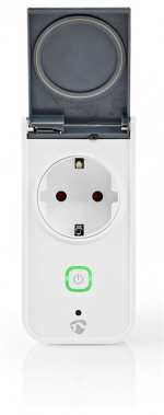 Nedis SmartLife Smart Plug | Wi-Fi | IP44 | Efektmåler | 3680 W | Jordet kontakt / Type F (CEE 7/7) | -30 - 40 °C | Android™ / IOS | Grå / Hvit Nedis SmartLife Smart Plug | Wi-Fi | IP44 | Efektmåler | 3680 W | Jordet kontakt / Type F (CEE 7/7) | -30 - 40 °C | Android™ / IOS | Grå / Hvit