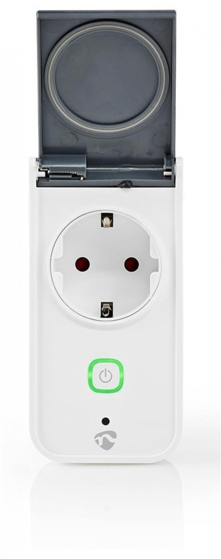 Nedis SmartLife Smart Plug | Wi-Fi | IP44 | Efektmåler | 3680 W | Jordet kontakt / Type F (CEE 7/7) | -30 - 40 °C | Android™ / IOS | Grå / Hvit Nedis SmartLife Smart Plug | Wi-Fi | IP44 | Efektmåler | 3680 W | Jordet kontakt / Type F (CEE 7/7) | -30 - 40 °C | Android™ / IOS | Grå / Hvit