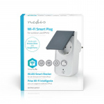 Nedis SmartLife Smart Plug | Wi-Fi | IP44 | Efektmåler | 3680 W | Jordet kontakt / Type F (CEE 7/7) | -30 - 40 °C | Android™ / IOS | Grå / Hvit Nedis SmartLife Smart Plug | Wi-Fi | IP44 | Efektmåler | 3680 W | Jordet kontakt / Type F (CEE 7/7) | -30 - 40 °C | Android™ / IOS | Grå / Hvit