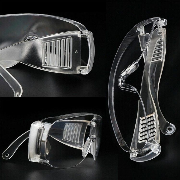 Universelle vernebriller i gjennomsiktig plast