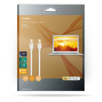 Nedis CAT6 Nettverkskabel | RJ45 Han | RJ45 Han | S/FTP | 10.0 m | Rund | LSZH / PVC | Hvit | Vindus boks