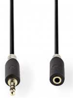 Nedis Stereo lydkabel | 3.5 mm Han | 3.5 mm Hun | Gull belagt | 3.00 m | Rund | Antrasitt | Boks Nedis Stereo lydkabel | 3.5 mm Han | 3.5 mm Hun | Gull belagt | 3.00 m | Rund | Antrasitt | Boks
