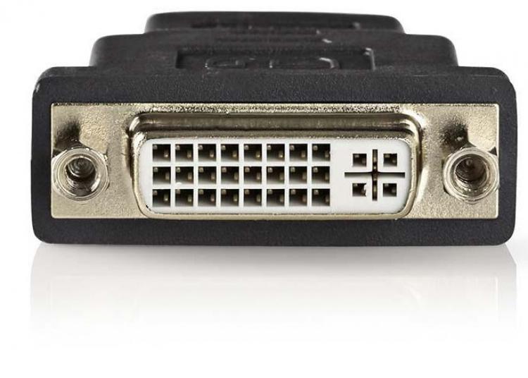 Nedis HDMI™ Adapter | HDMI ™ -kontakt | DVI-D 24+1-Pins Hun | Gull belagt | Rett | ABS | Antrasitt | 1 stk. | Boks Nedis HDMI™ Adapter | HDMI ™ -kontakt | DVI-D 24+1-Pins Hun | Gull belagt | Rett | ABS | Antrasitt | 1 stk. | Boks
