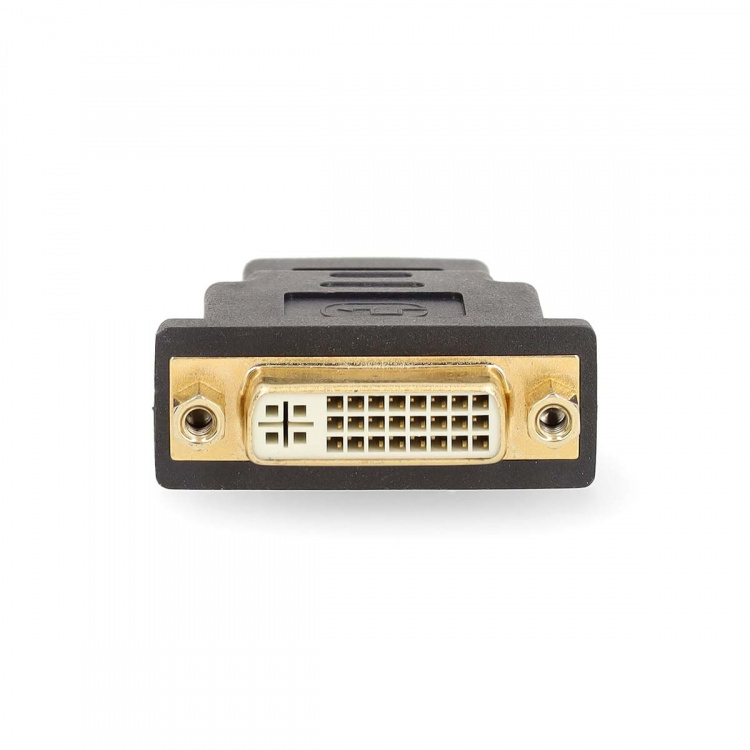 Nedis HDMI™ Adapter | HDMI ™ -kontakt | DVI-D 24+1-Pins Hun | Gull belagt | Rett | ABS | Antrasitt | 1 stk. | Boks Nedis HDMI™ Adapter | HDMI ™ -kontakt | DVI-D 24+1-Pins Hun | Gull belagt | Rett | ABS | Antrasitt | 1 stk. | Boks
