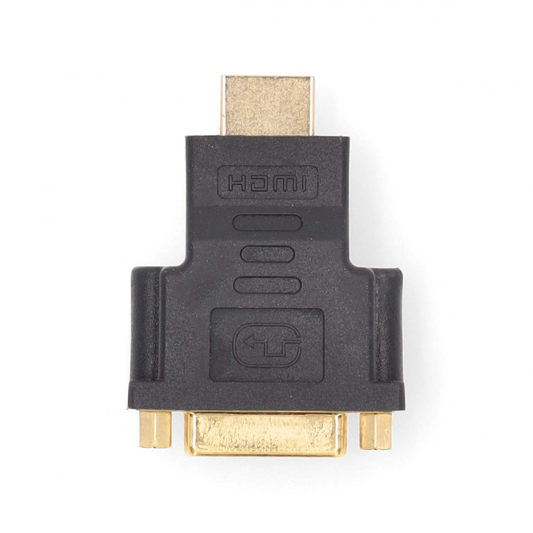 Nedis HDMI™ Adapter | HDMI ™ -kontakt | DVI-D 24+1-Pins Hun | Gull belagt | Rett | ABS | Antrasitt | 1 stk. | Boks Nedis HDMI™ Adapter | HDMI ™ -kontakt | DVI-D 24+1-Pins Hun | Gull belagt | Rett | ABS | Antrasitt | 1 stk. | Boks