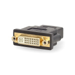 Nedis HDMI™ Adapter | HDMI ™ -kontakt | DVI-D 24+1-Pins Hun | Gull belagt | Rett | ABS | Antrasitt | 1 stk. | Boks Nedis HDMI™ Adapter | HDMI ™ -kontakt | DVI-D 24+1-Pins Hun | Gull belagt | Rett | ABS | Antrasitt | 1 stk. | Boks