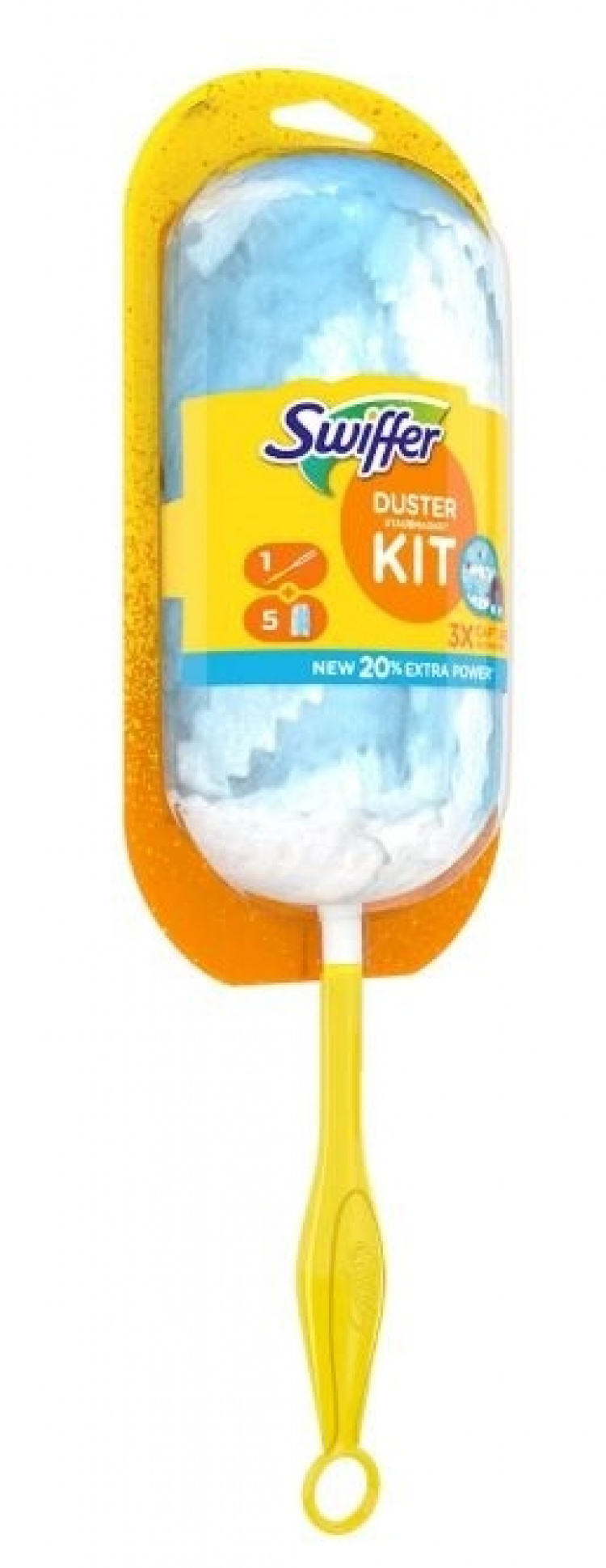 Swiffer Fjærstøvsuger med 5 påfyllingsbokser