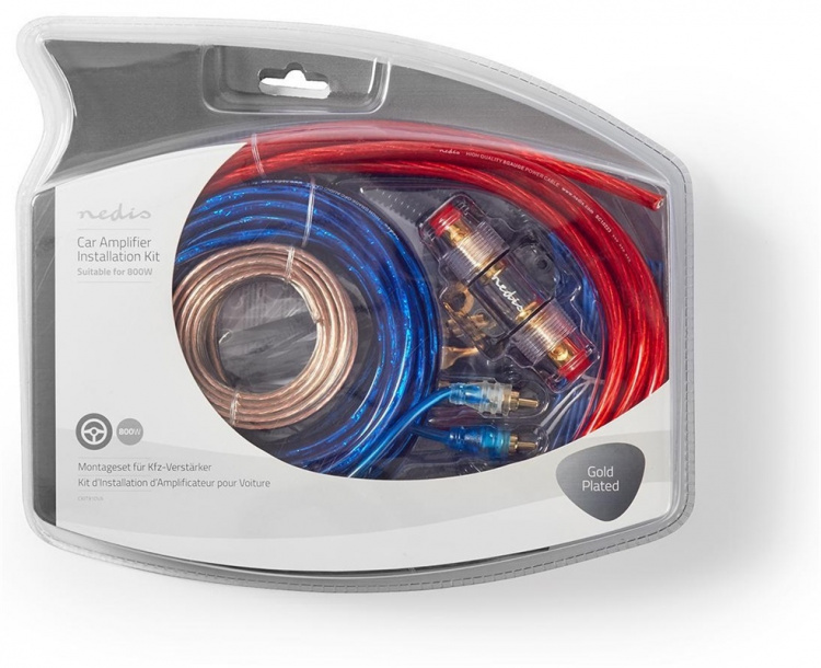 Nedis Bilstereo Connector Kit | 800 W | Gull belagt | Gaveeske Nedis Bilstereo Connector Kit | 800 W | Gull belagt | Gaveeske
